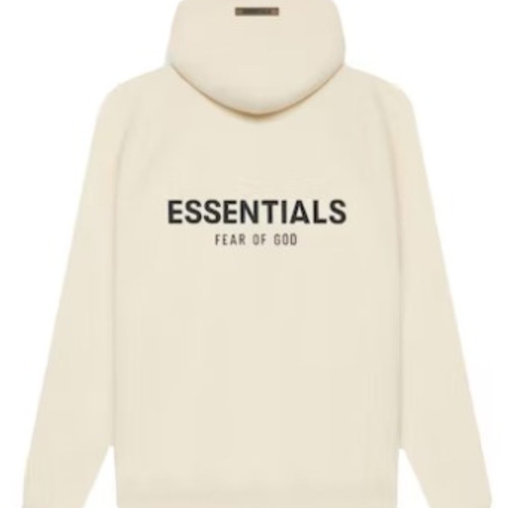 Fear of God Essentials Pull-Over Hoodie (SS21) Cream/Buttercream